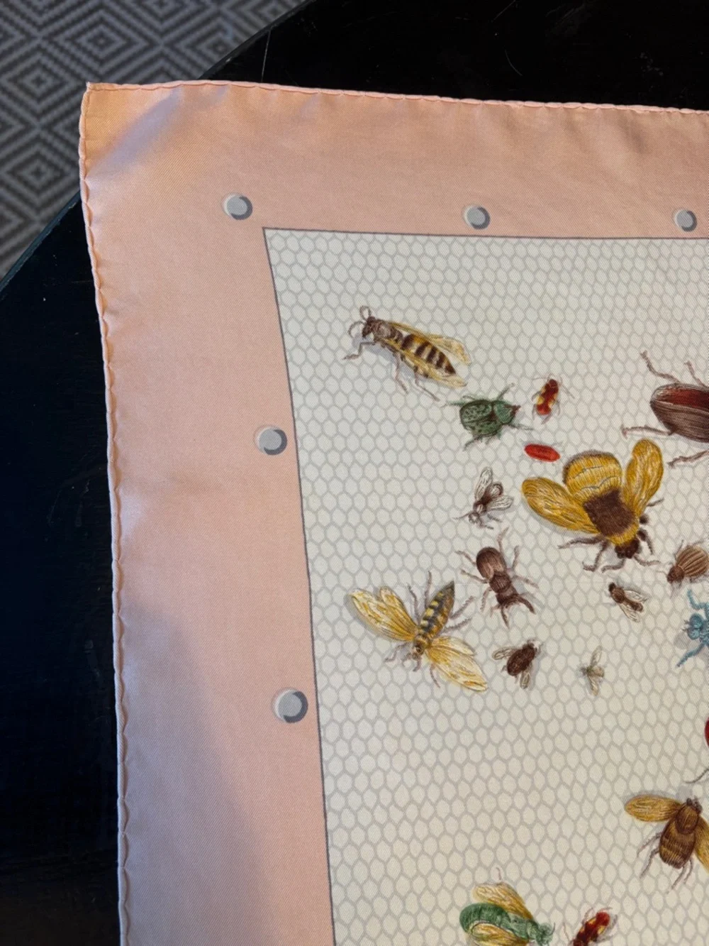 Hermes Les Insectes Silk Scarf
